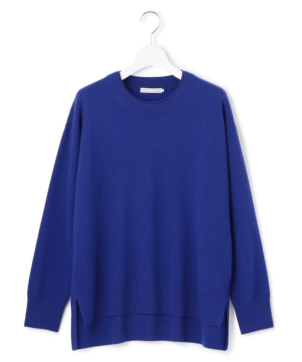 ICB 【新色追加】ソフトカシミヤミックス クルーネックニット 