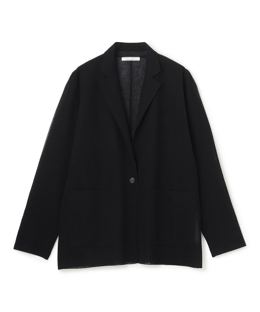 BEIGE， PYRRHOT / シアーコンビ ニットジャケット 