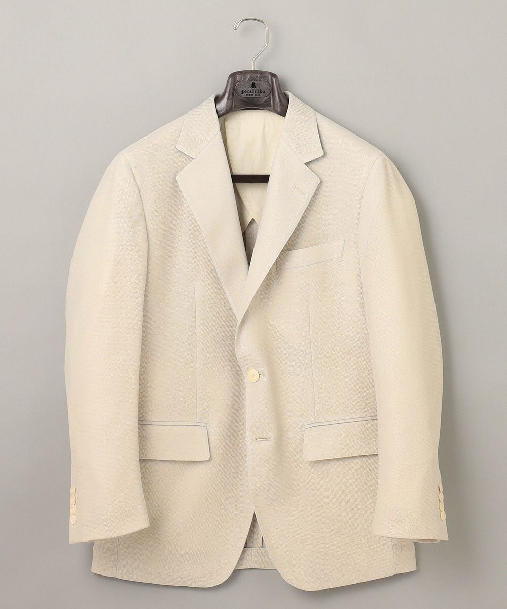 GOTAIRIKU 五大陸オリジナル素材 【防シワ/通気性抜群/ストレッチ】カラミSOLOTEXブレザー 