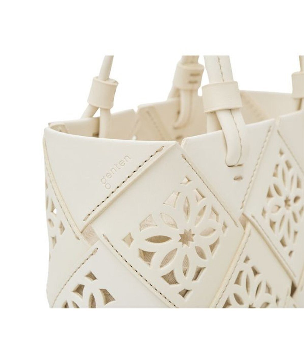 genten サスカットバスケット手提げバッグ＜S＞ 