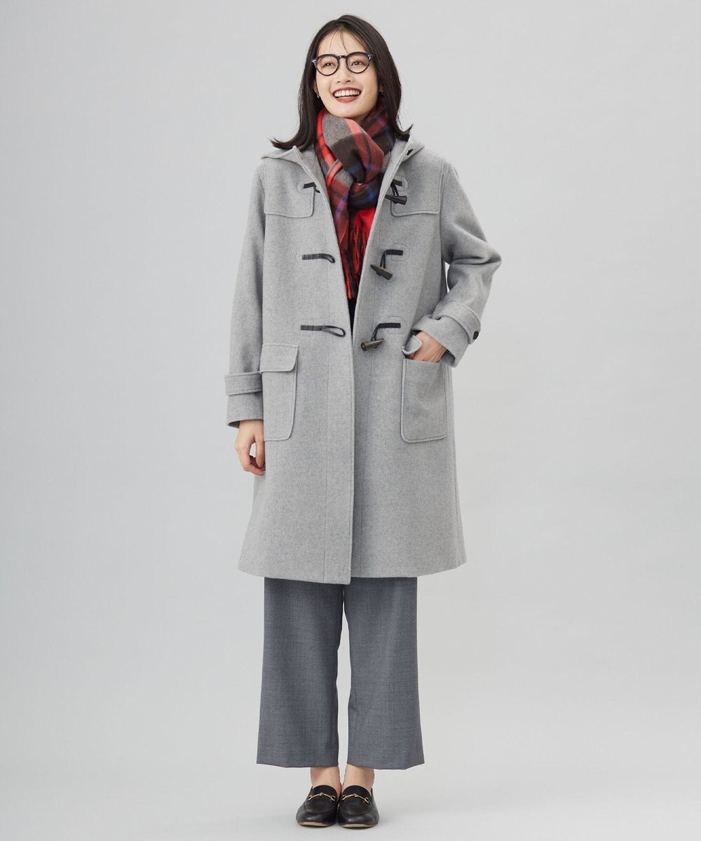 J.PRESS LADIES Jackal 140sソフトメルトン ダッフルコート 