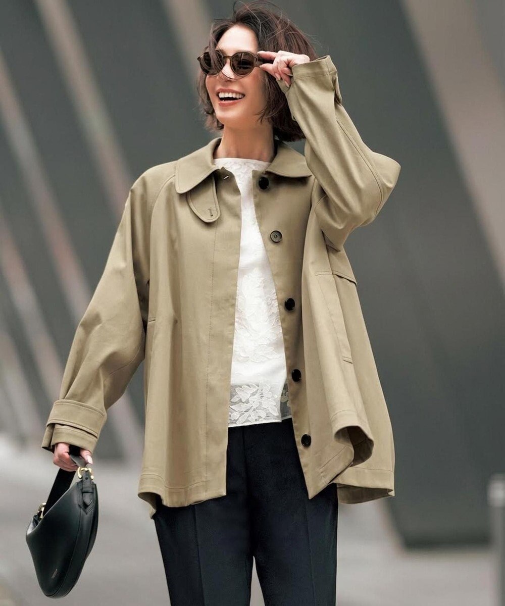 UNFILO L 【前後着用可能の2WAY仕様】ボタニカル エンブロイダリー ブラウス 