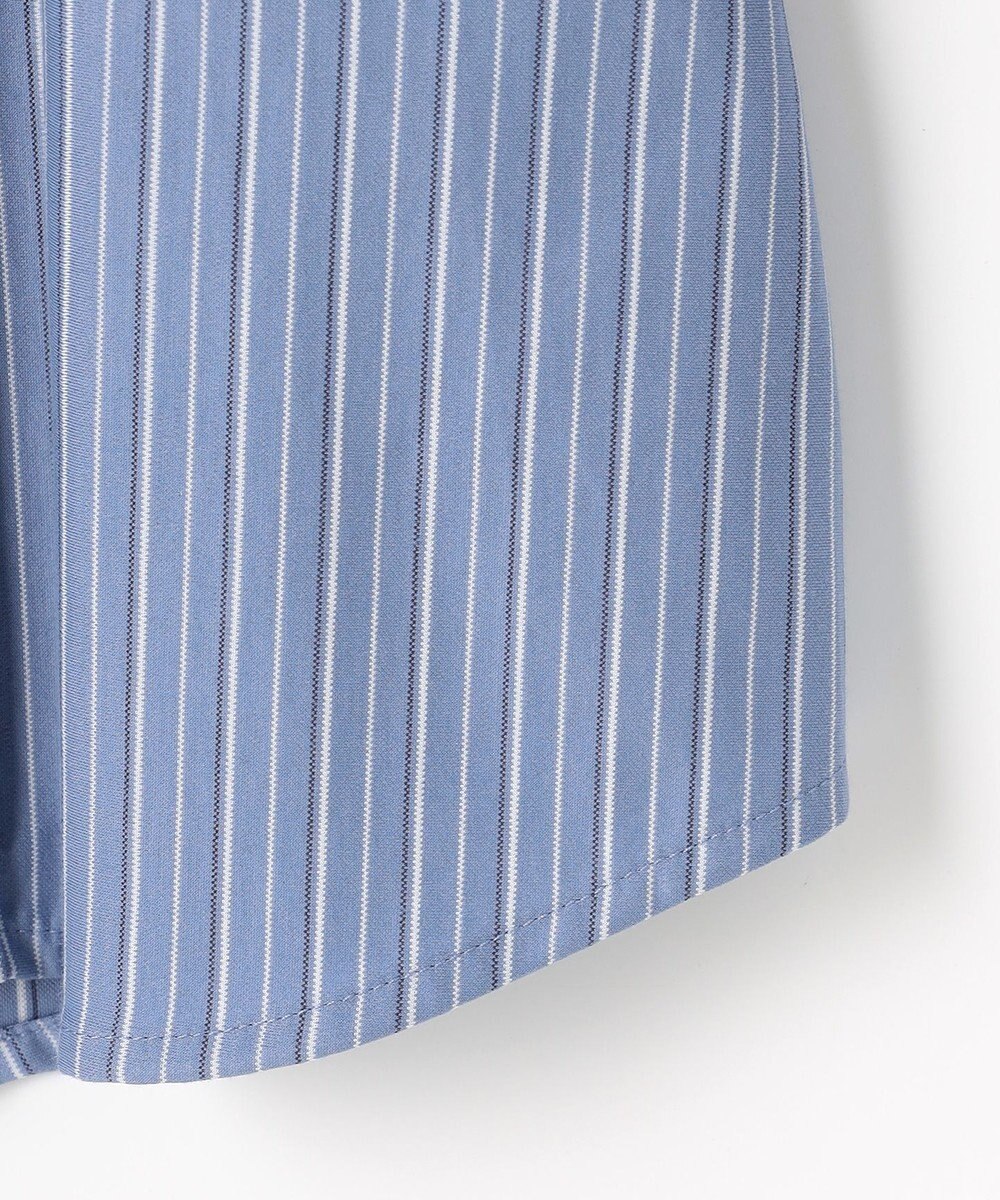 J.PRESS LADIES ストライプジャージー シャツライク カットソー 