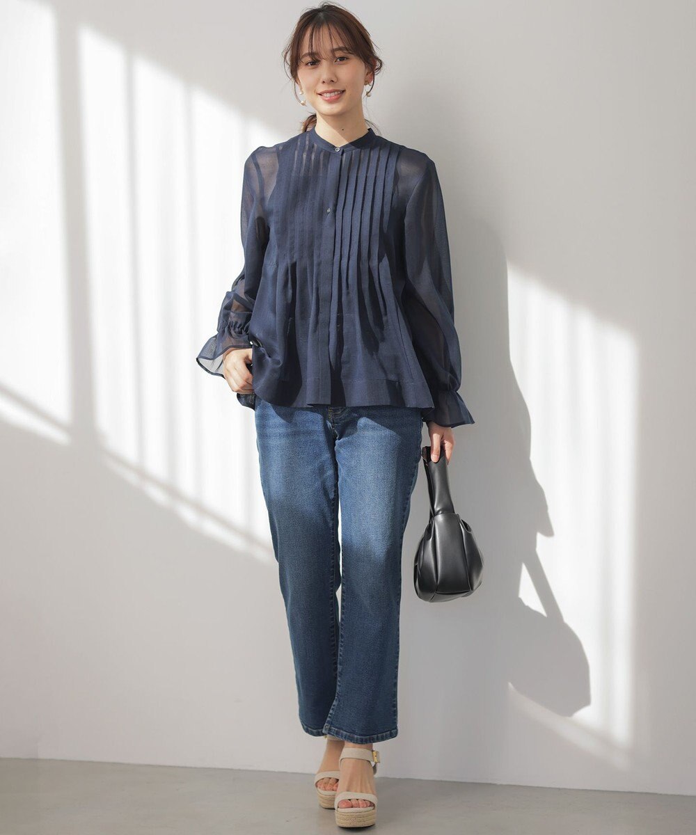 組曲 L 【先行予約】エアリーボイルシアー ブラウス 