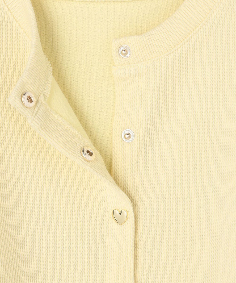 ANY KIDS 【洗濯機可能】スナップボタン カーディガン 