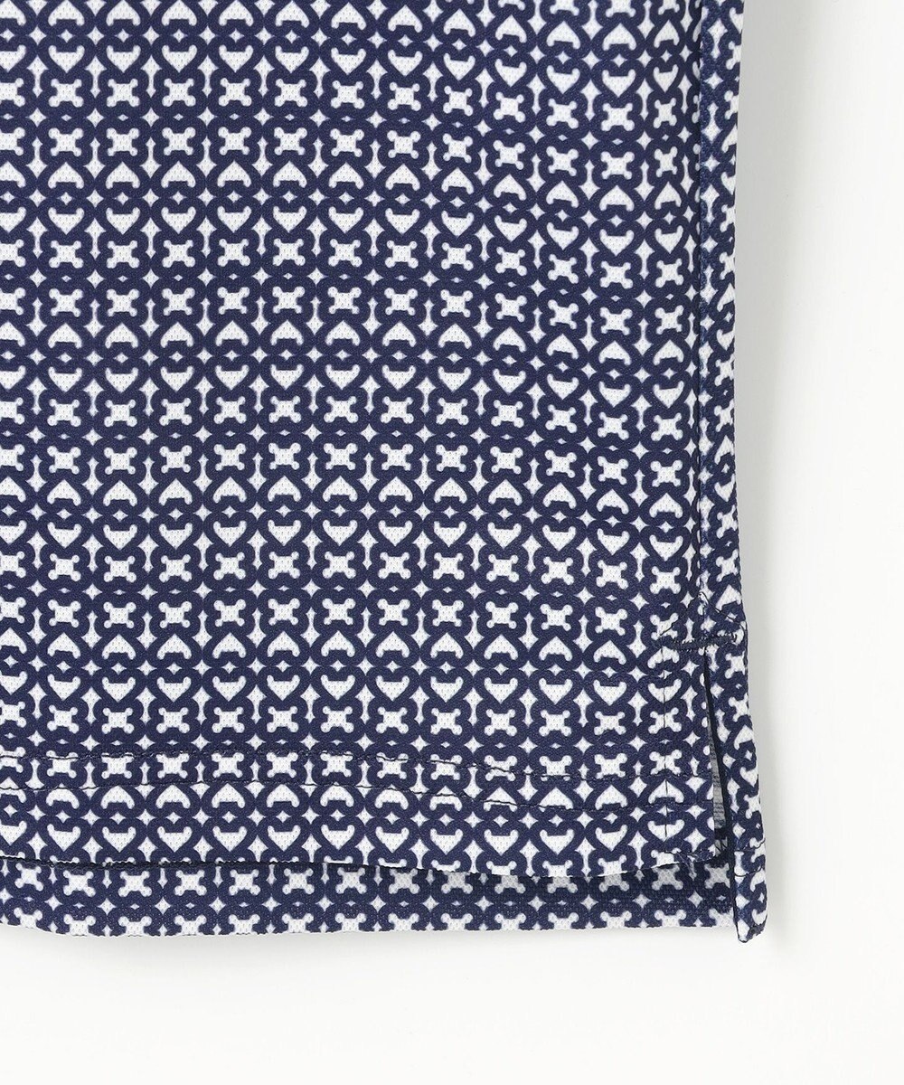 23区GOLF 【MEN】モノグラム柄  半袖ポロシャツ 