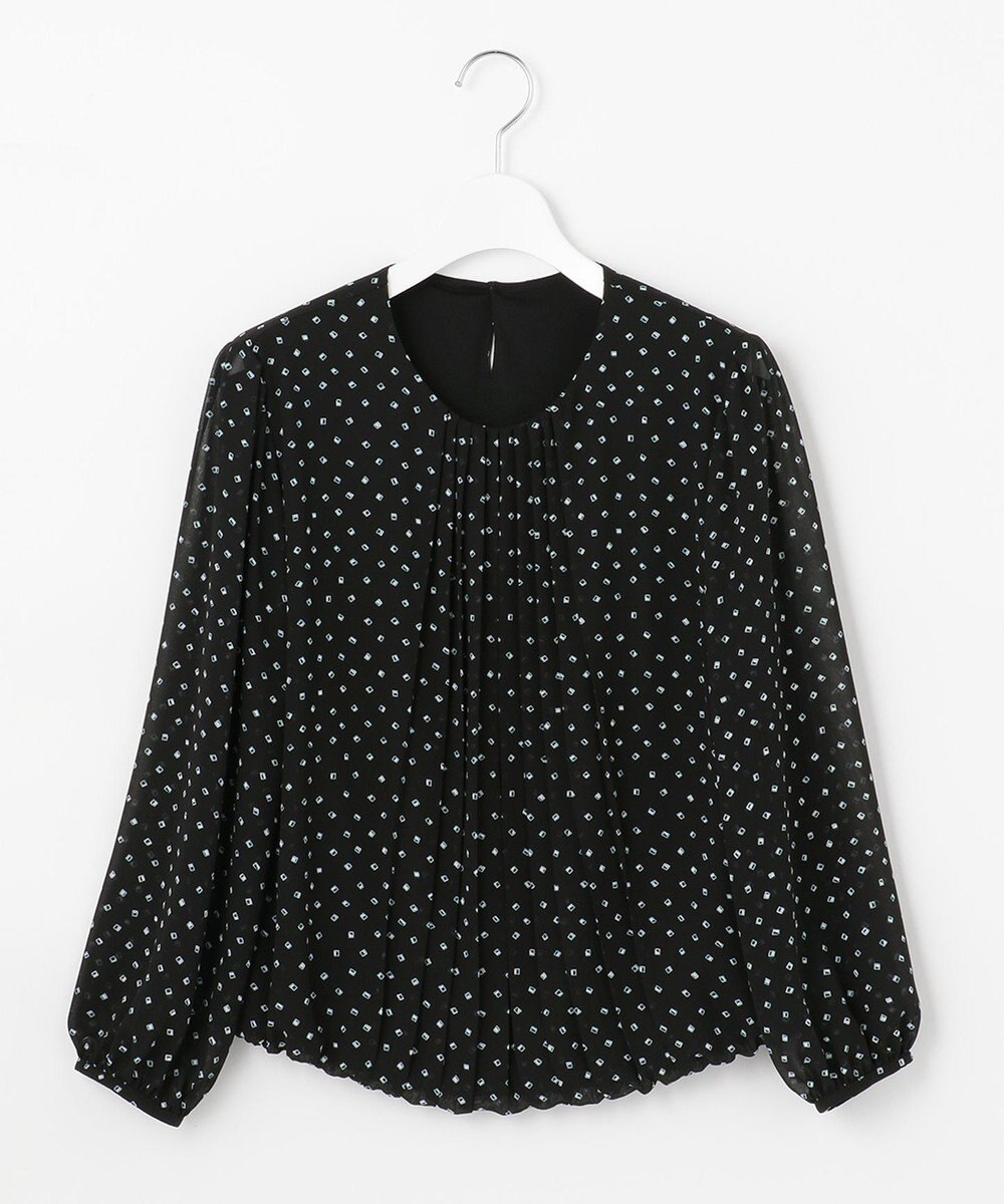 自由区 【新色追加・洗える】ロイヤルシフォン プルオーバーブラウス 