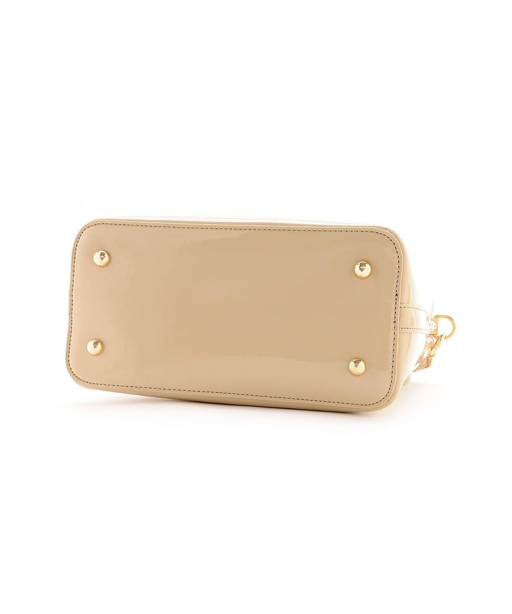 MioFIRANO スクエアエナメルハンドバッグ 2WAY　FIRANO フィラノ 