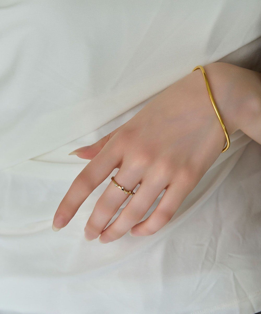 Phoebe 〈金属アレルギー対応〉ドットリング　ゴールド　ステンレス 
