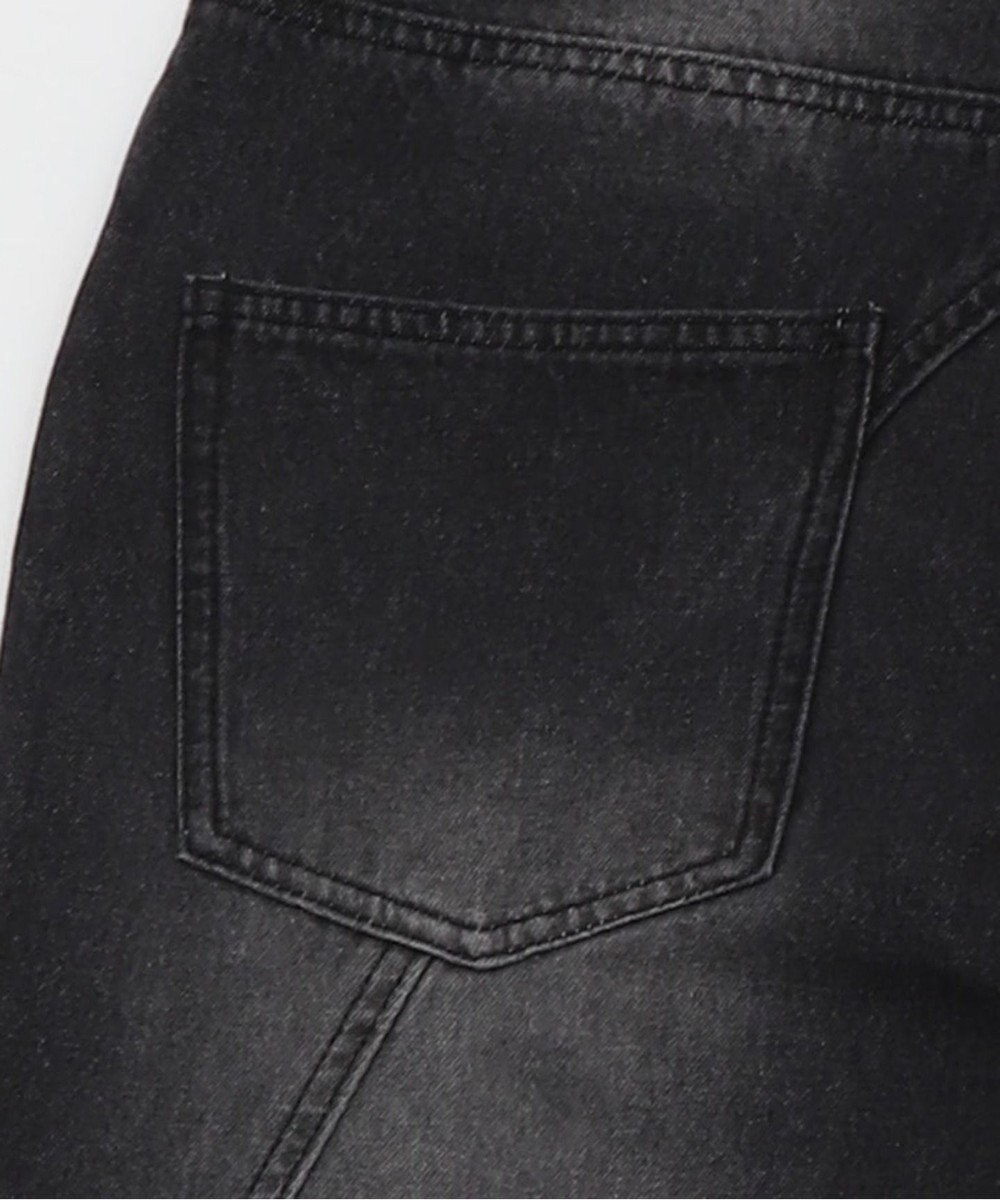 WEGO 【ユニセックス着用ITEM】スウィッチングフレアデニムパンツ 