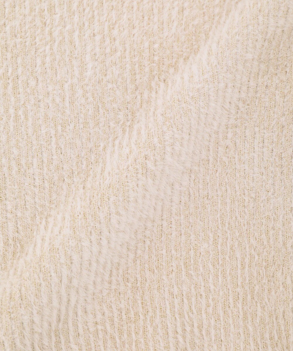 earth music&ecology SET2点チャーム付きシャギーニット＋インナー 