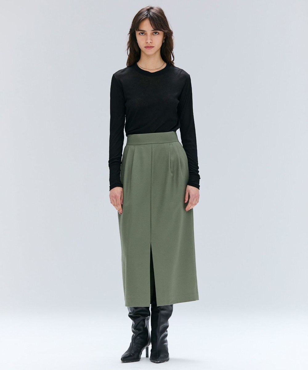 BEIGE， 【洗える】SORE / シアーコットンクルーネックカットソー 