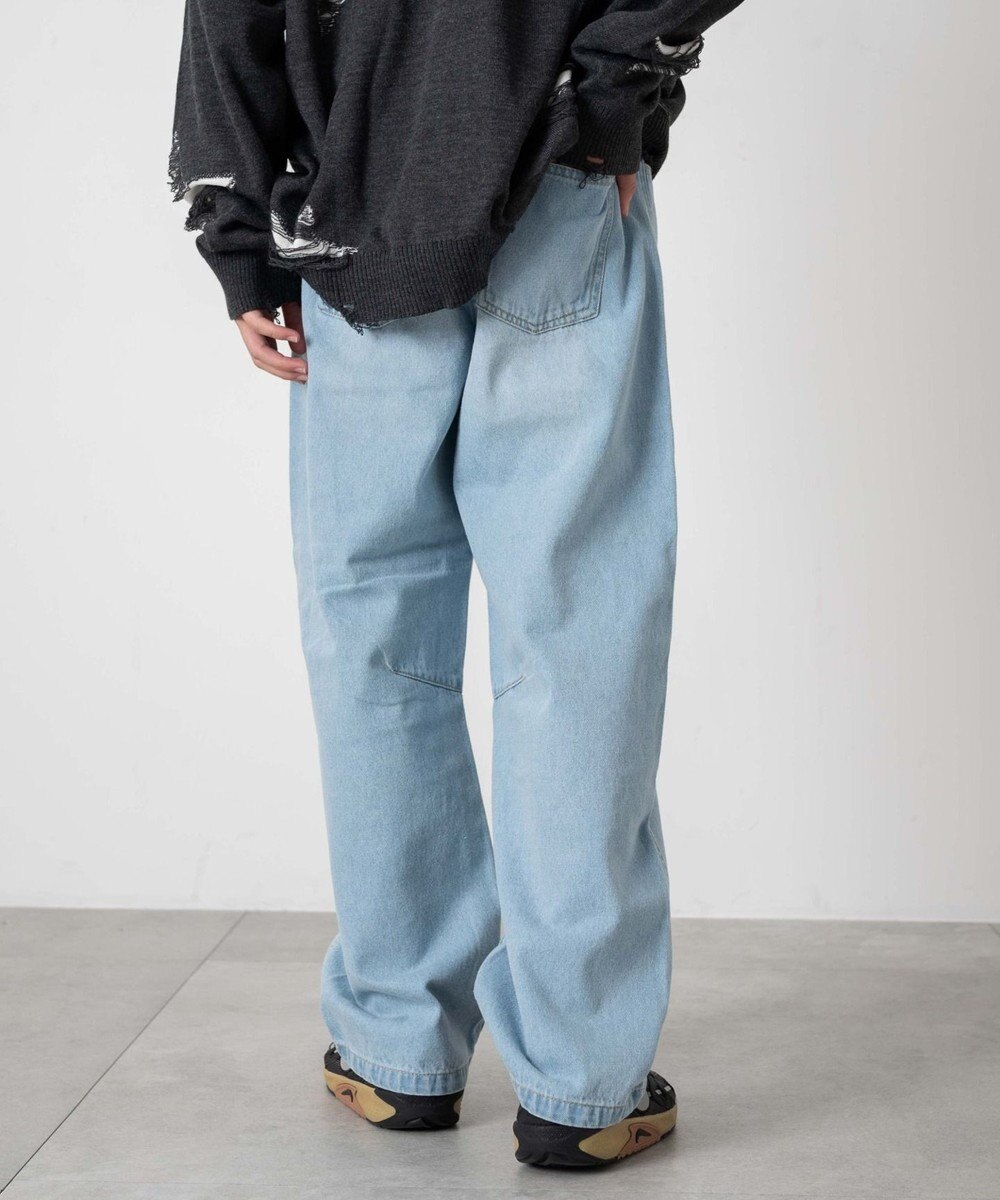 WEGO 【キッズITEM】イージーバレルレッグデニムパンツ（JUNIOR） 