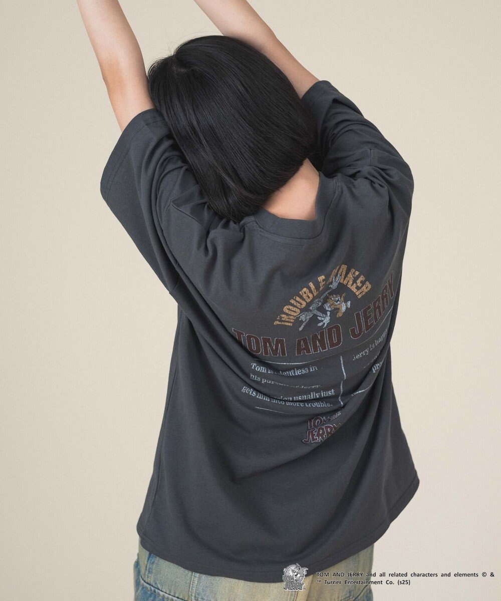 WEGO 【新柄追加/ユニセックス着用アイテム/SMLサイズ展開】TOMandJERRYグラフィックT（S） 