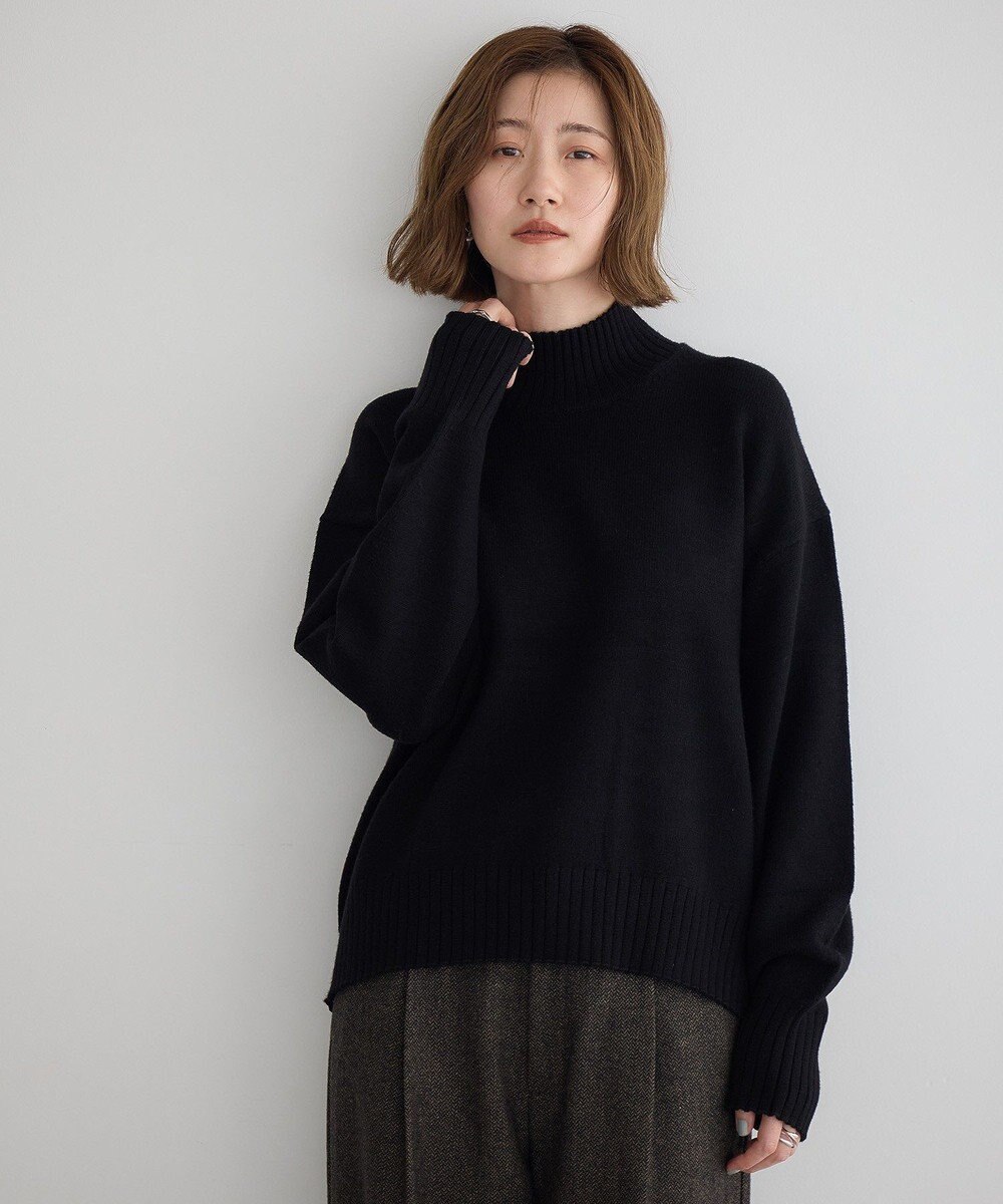 YECCA VECCA ワイドリブニット 