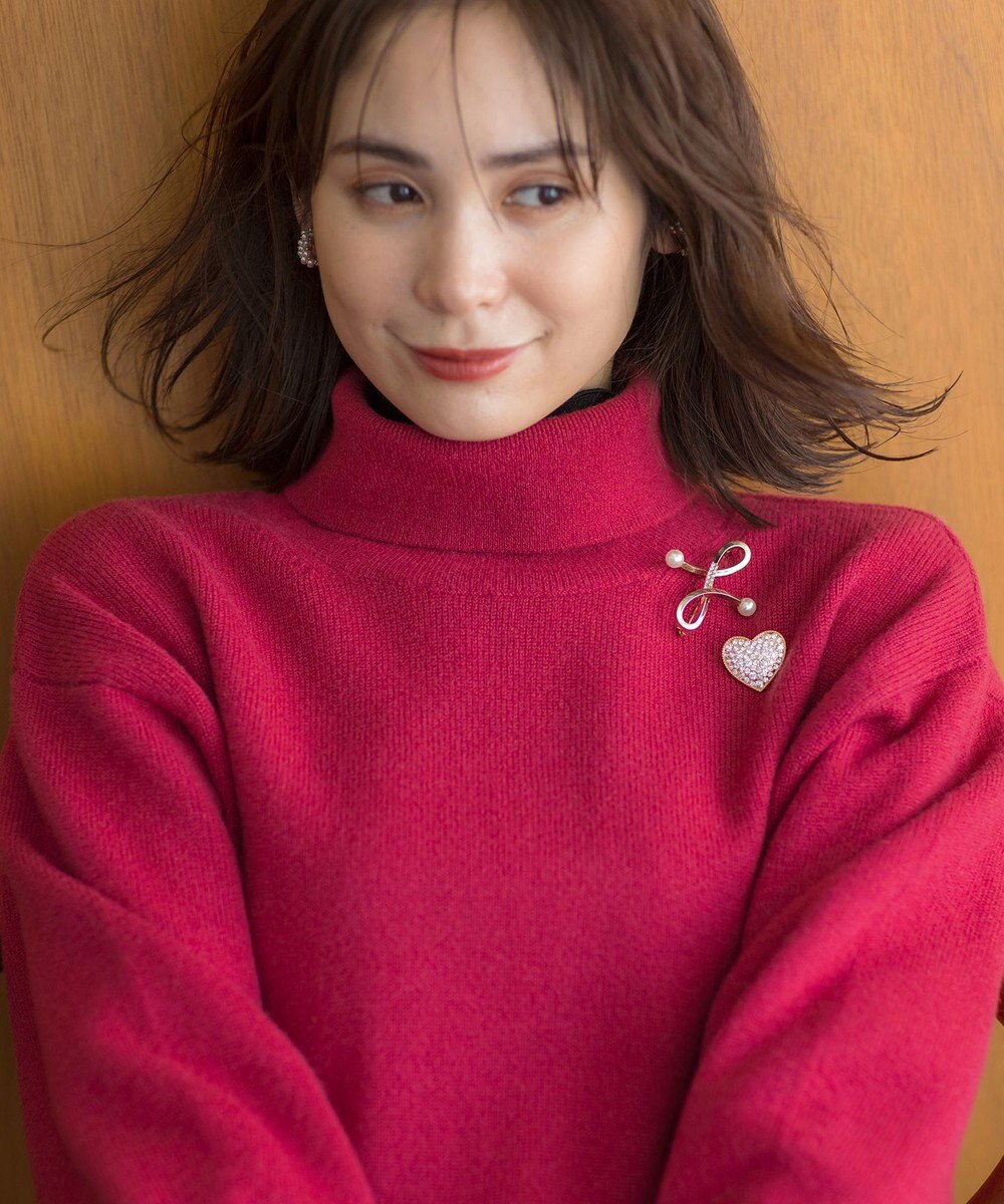 組曲 【人気につき再販決定！】ハートストーンブローチ 