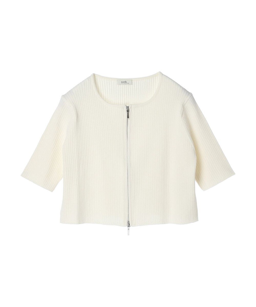 earth music&ecology ダブルジップカーディガン 