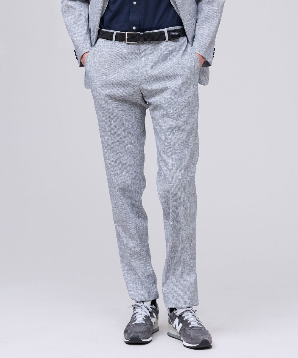 J.PRESS MEN 新色【MECHANICAL】【超軽量 / 清涼感 / 洗える】ハイパワーストレッチ リネンルックパンツ_26年モデル 