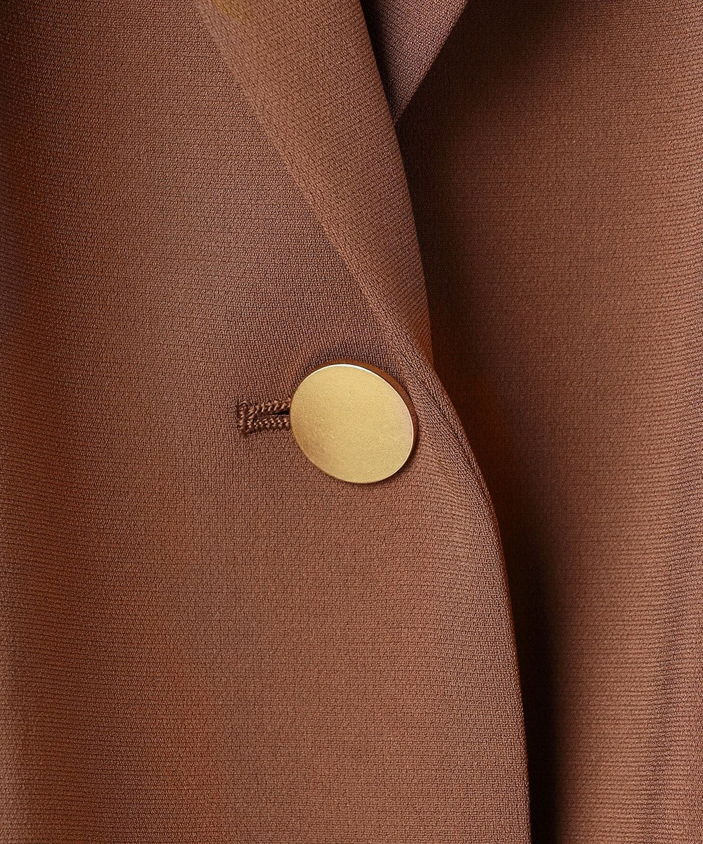 BEIGE， 【VERY NaVY掲載】GYPSUM / シルキータッチ ショールカラージャケット 