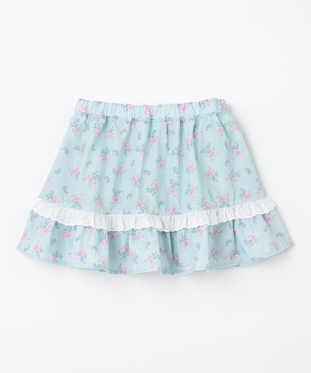 ANY KIDS フラワー×リボン スカパン 