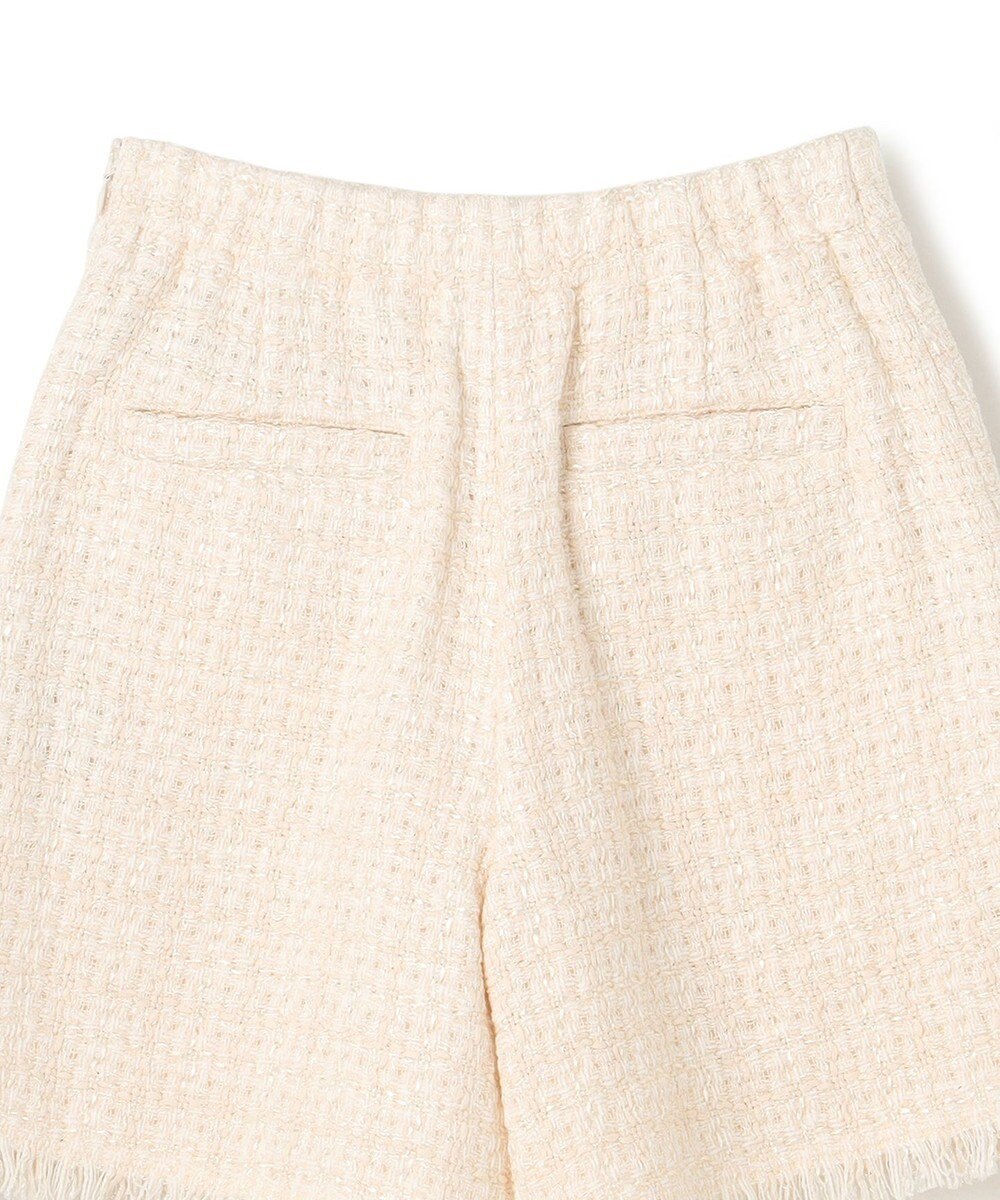 GRACE CONTINENTAL ツイードボックスタックショートパンツ 