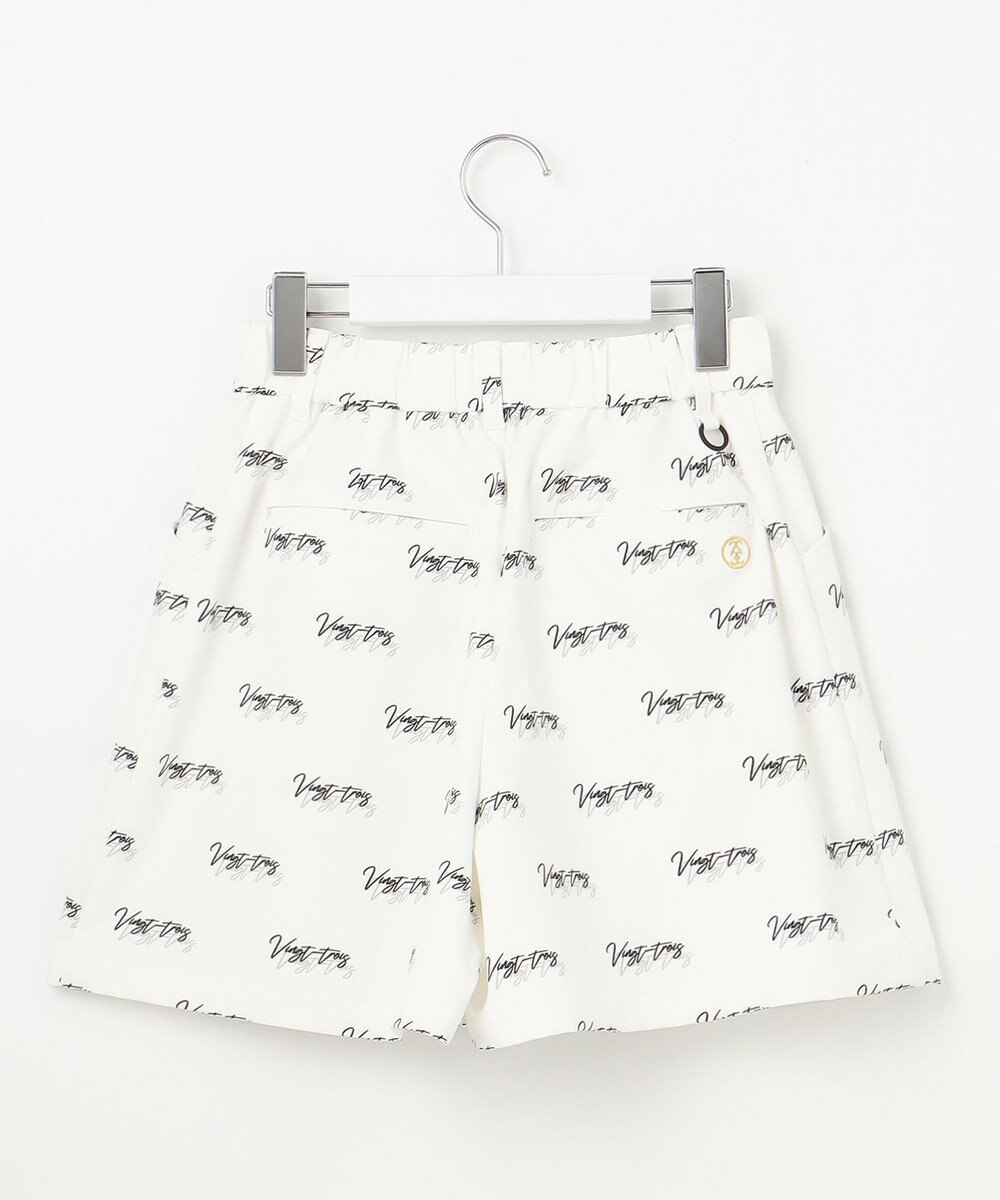 23区GOLF 着用動画あり【辻梨恵プロ着用】ロゴプリントショートパンツ 