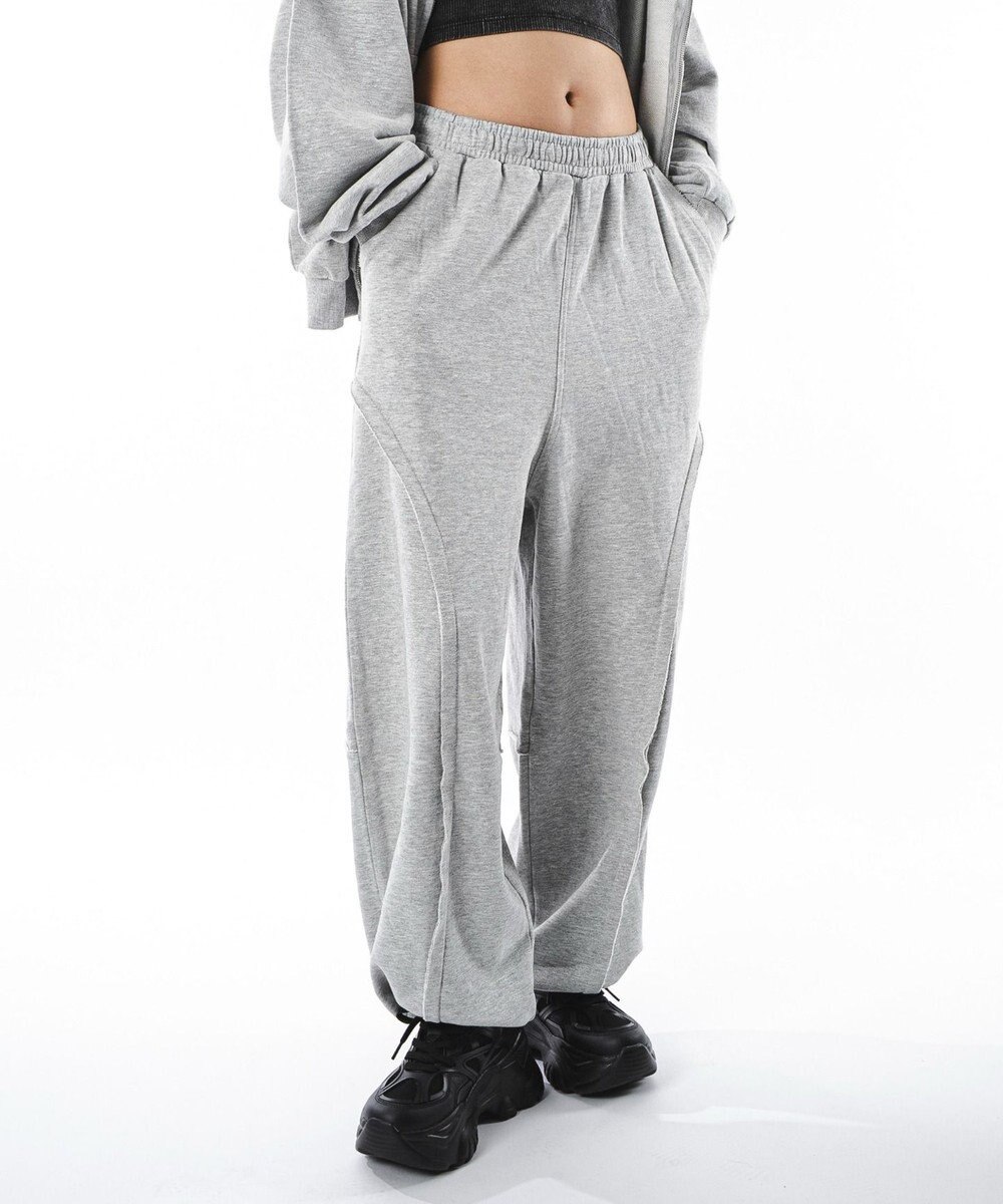 WEGO 【ユニセックス着用ITEM】バルーン3Dスウェットパンツ 