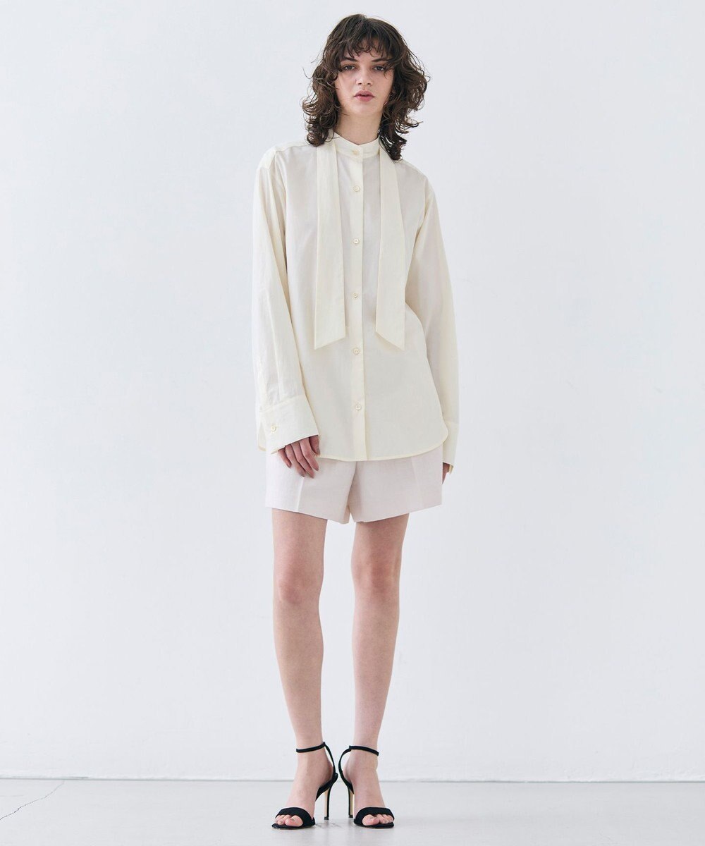 BEIGE， 【CLASSY. 4月号掲載】CRINUM / リネンショートパンツ 