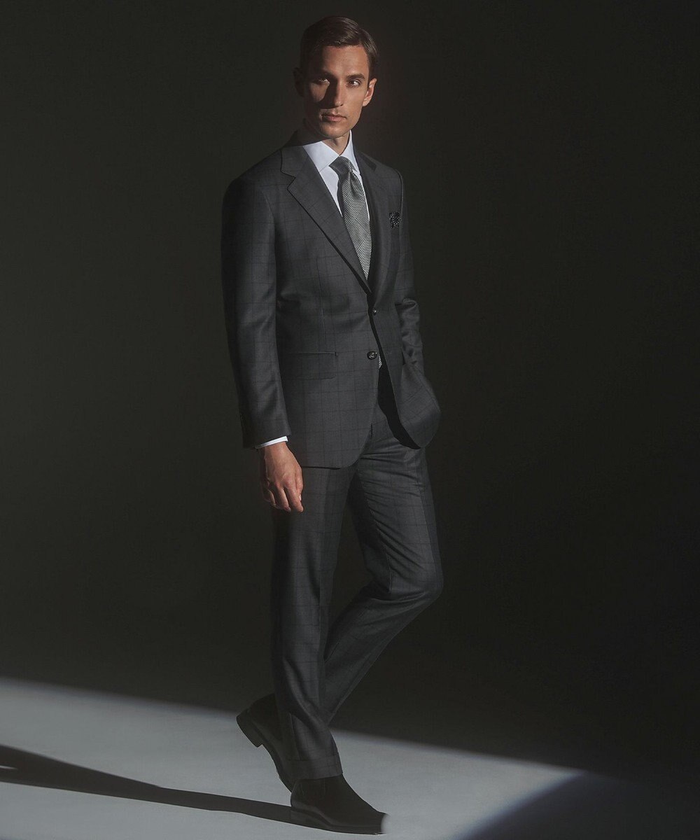 GOTAIRIKU 【形態安定/コンバーチブルカフス仕様】PREMIUMPLEATS_レギュラーカラー 通年ドレスシャツ 