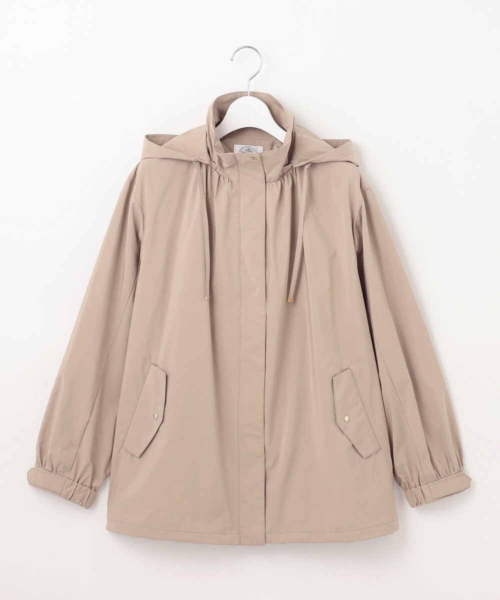 J.PRESS LADIES L 【洗える・撥水】マイクロタフタ フーデッド ショート コート 