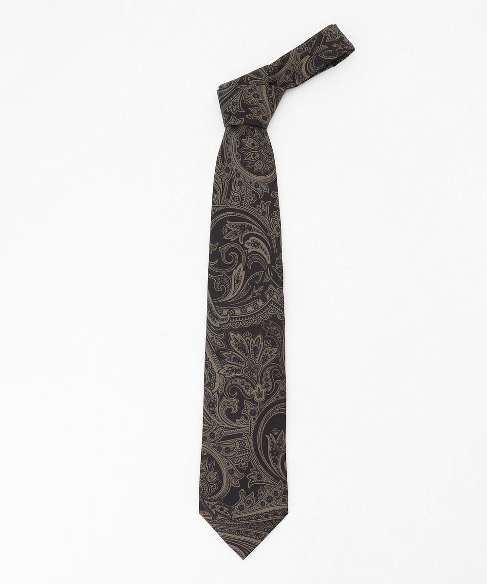 JOSEPH ABBOUD 【イタリア素材・日本製】トーナルペイズリープリント ネクタイ 
