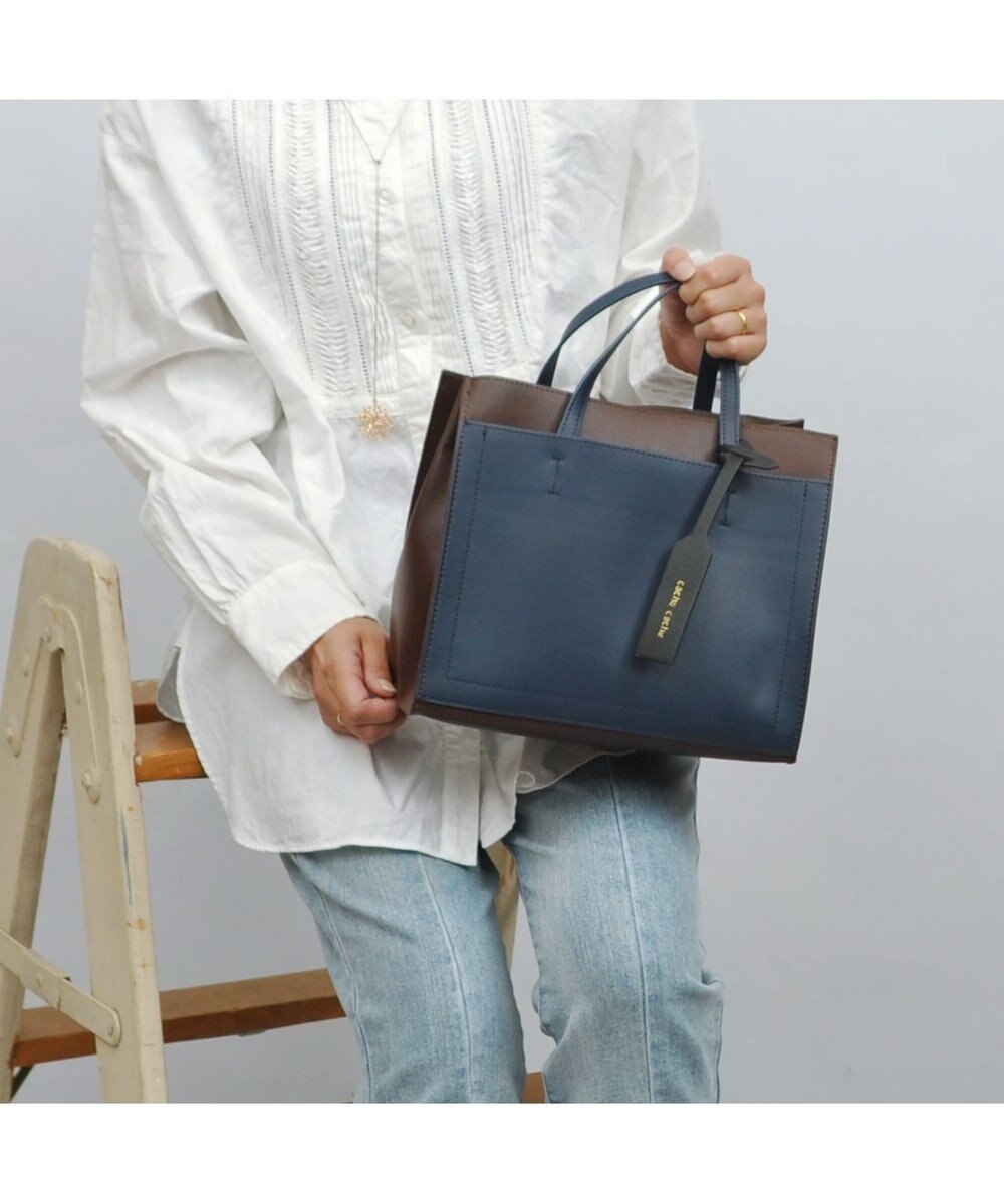 UNBILLION カシュカシュ cachecache / パーテーションミニ2wayトートバッグ 