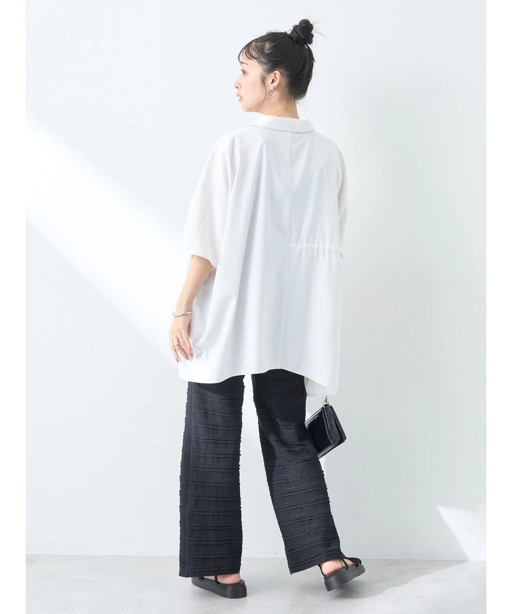 earth music&ecology アシメギャザーシャツ 