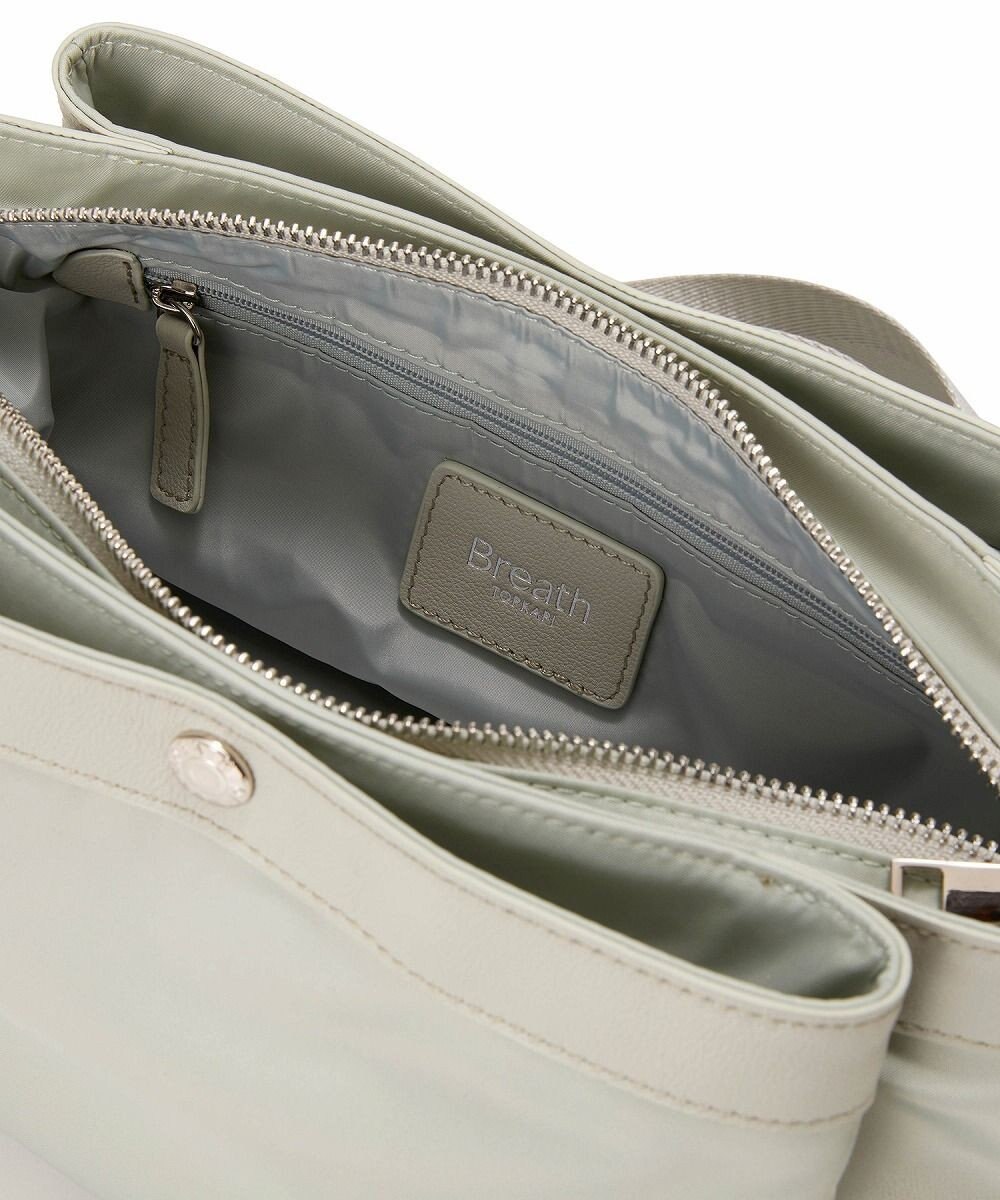 TOPKAPI 【Breath TOPKAPI】防水ナイロン レザーコンビ ショルダーバッグ 