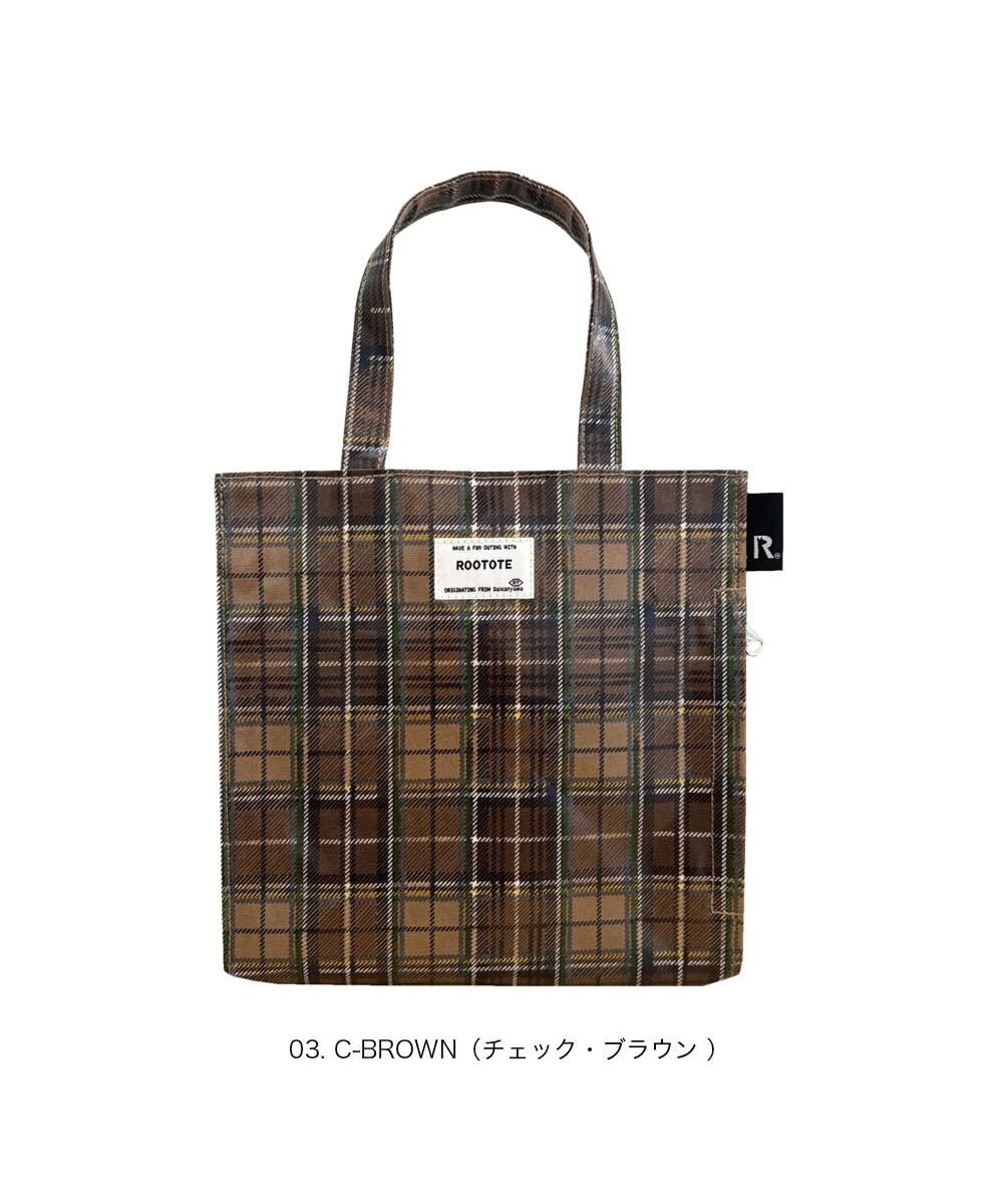 ROOTOTE 3606【ラミネート加工 正方形型】EU.スクエア.ラミネート-T 