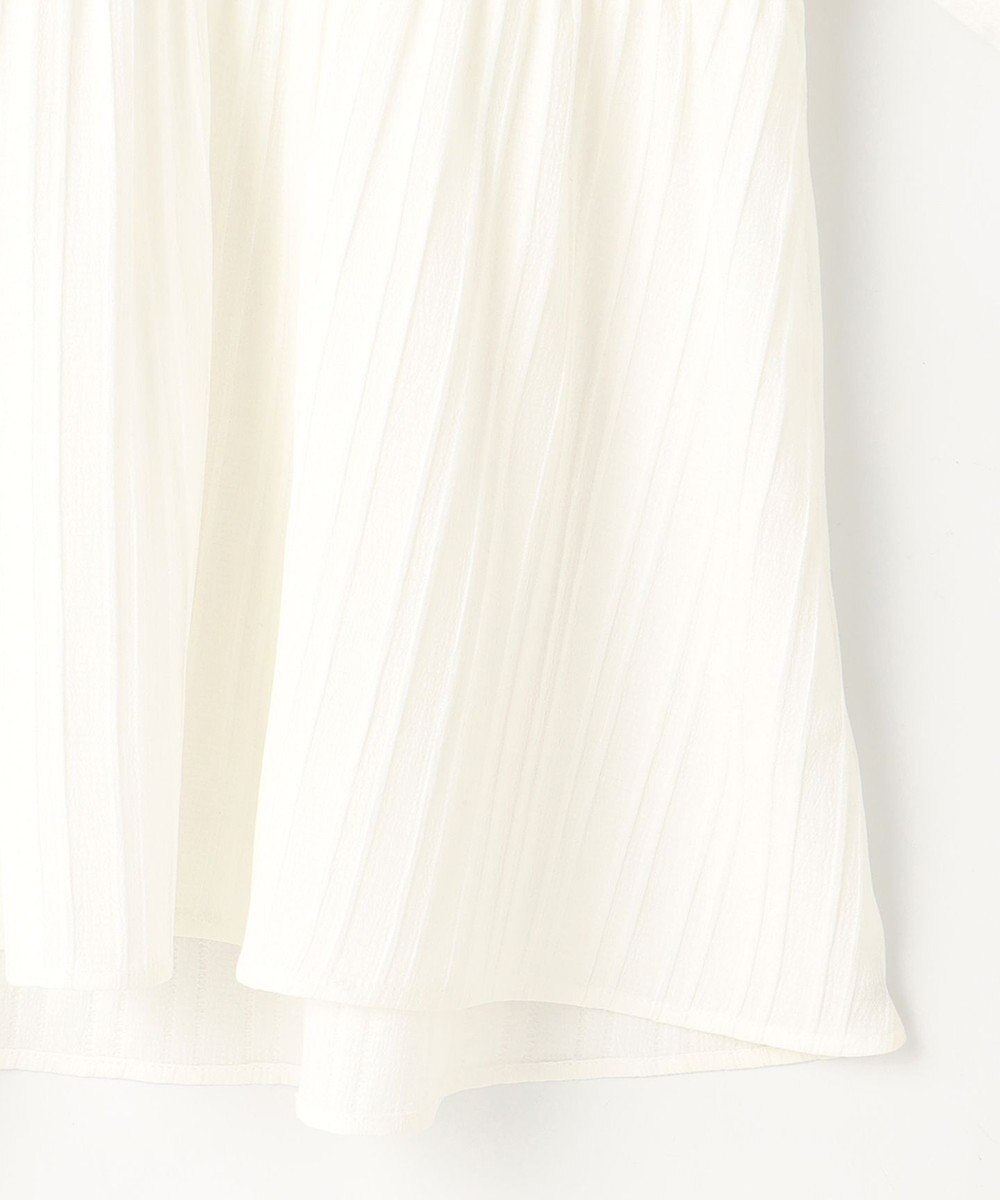 ANY SIS S 【洗える】ジャガードペプラム ブラウス 