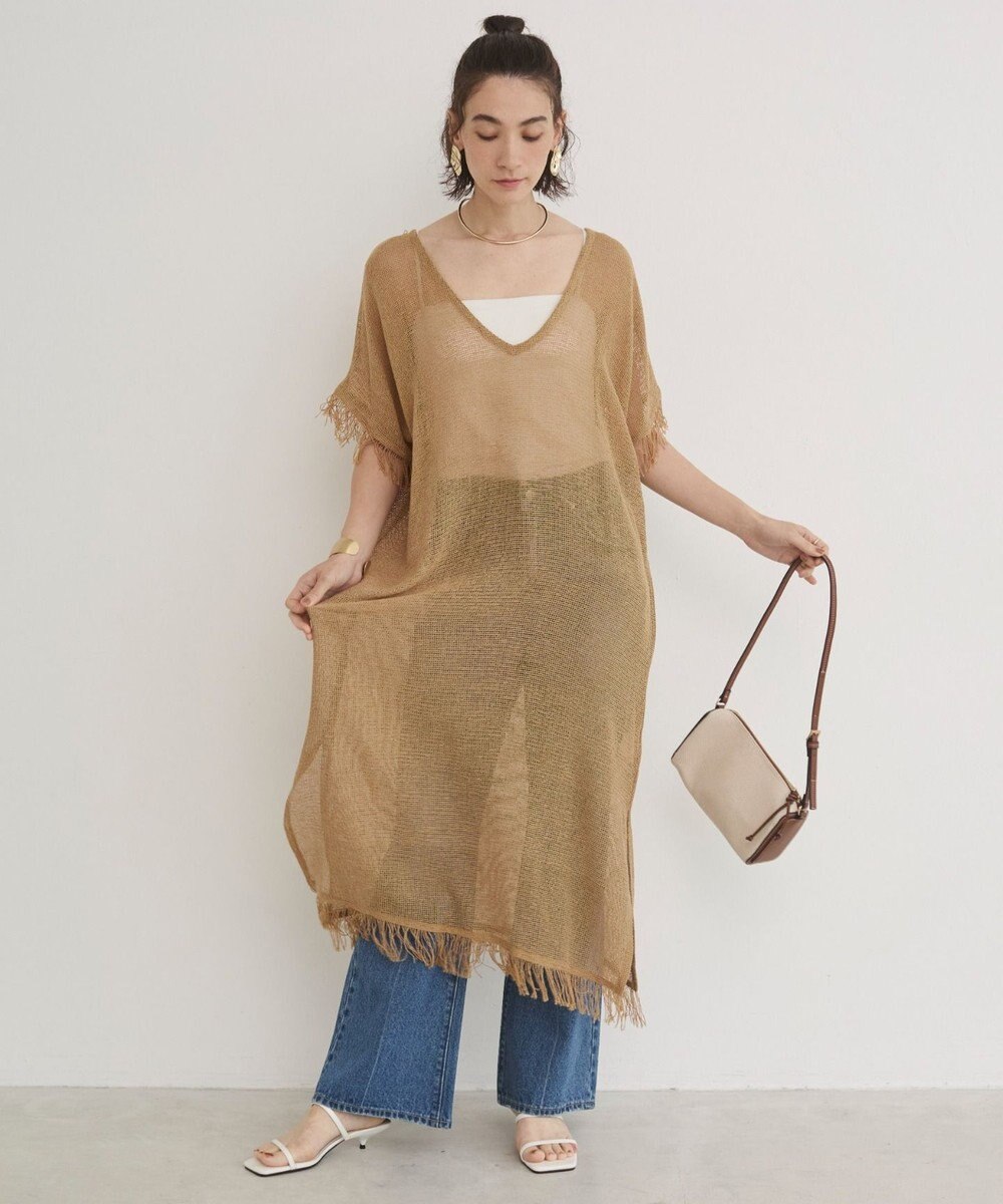 WEGO 【ANGIE VINTAGE】メッシュジレワンピース 