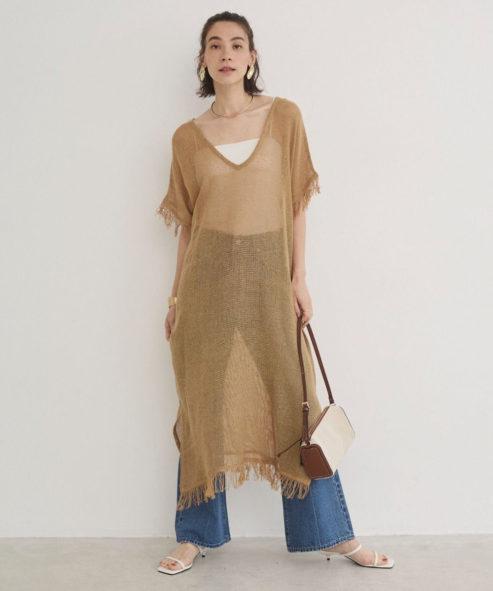WEGO 【ANGIE VINTAGE】メッシュジレワンピース 