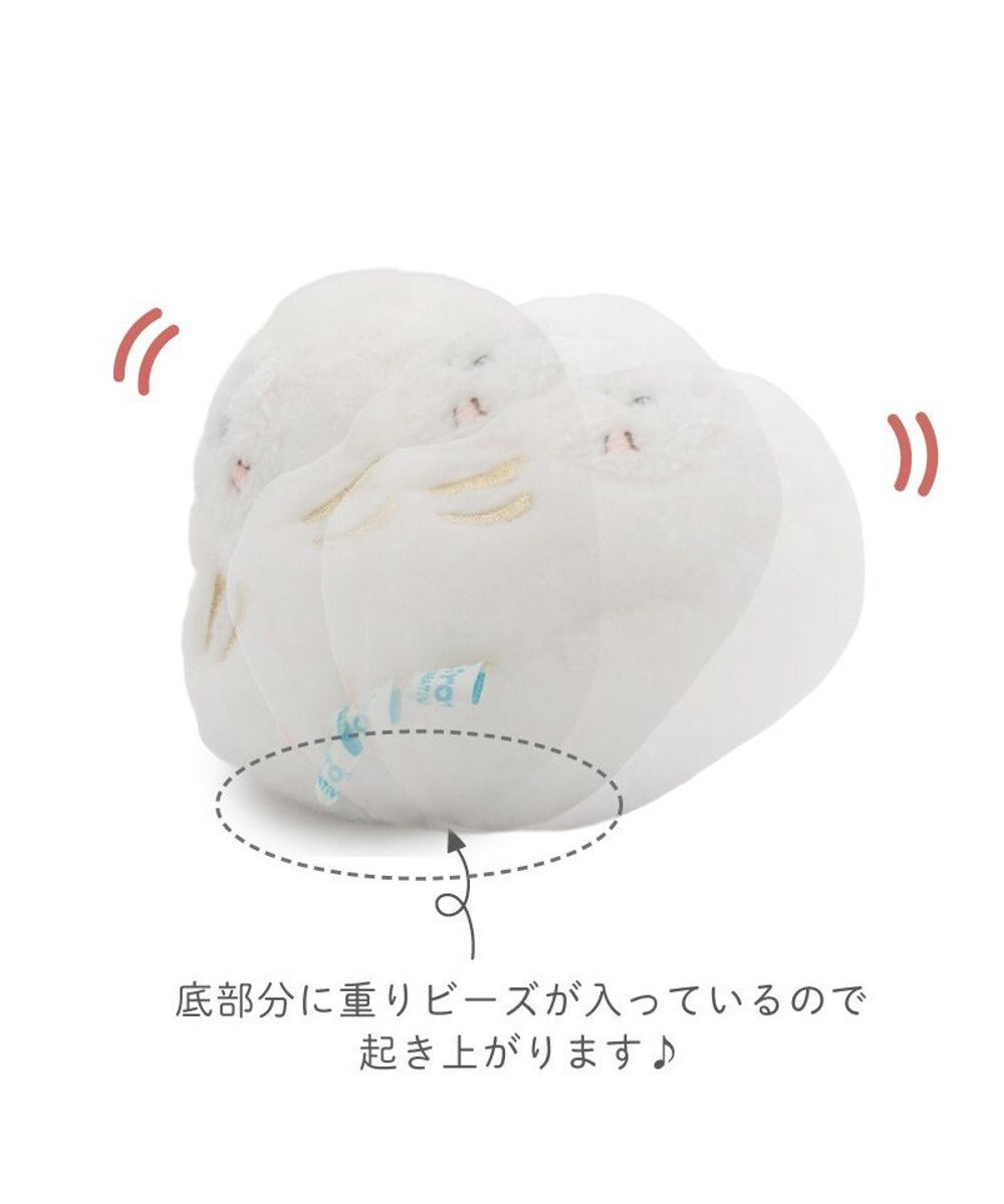 Mother garden しろたん  福だるま マスコット 《白色》 単品 