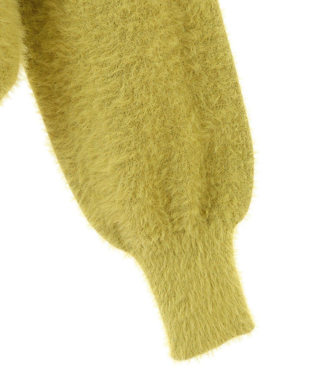 Green Parks ラメシャギーニットカーディガン 