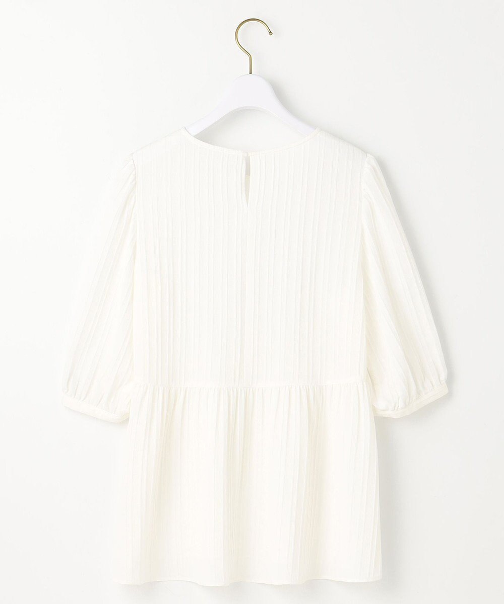 ANY SIS S 【洗える】ジャガードペプラム ブラウス 