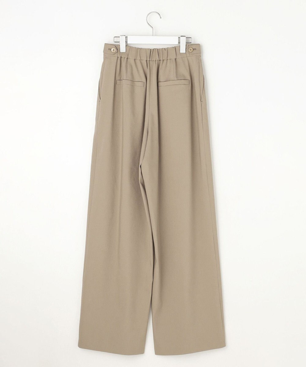 自由区 S 【セットアップ対応】リネンストレッチワイド パンツ 