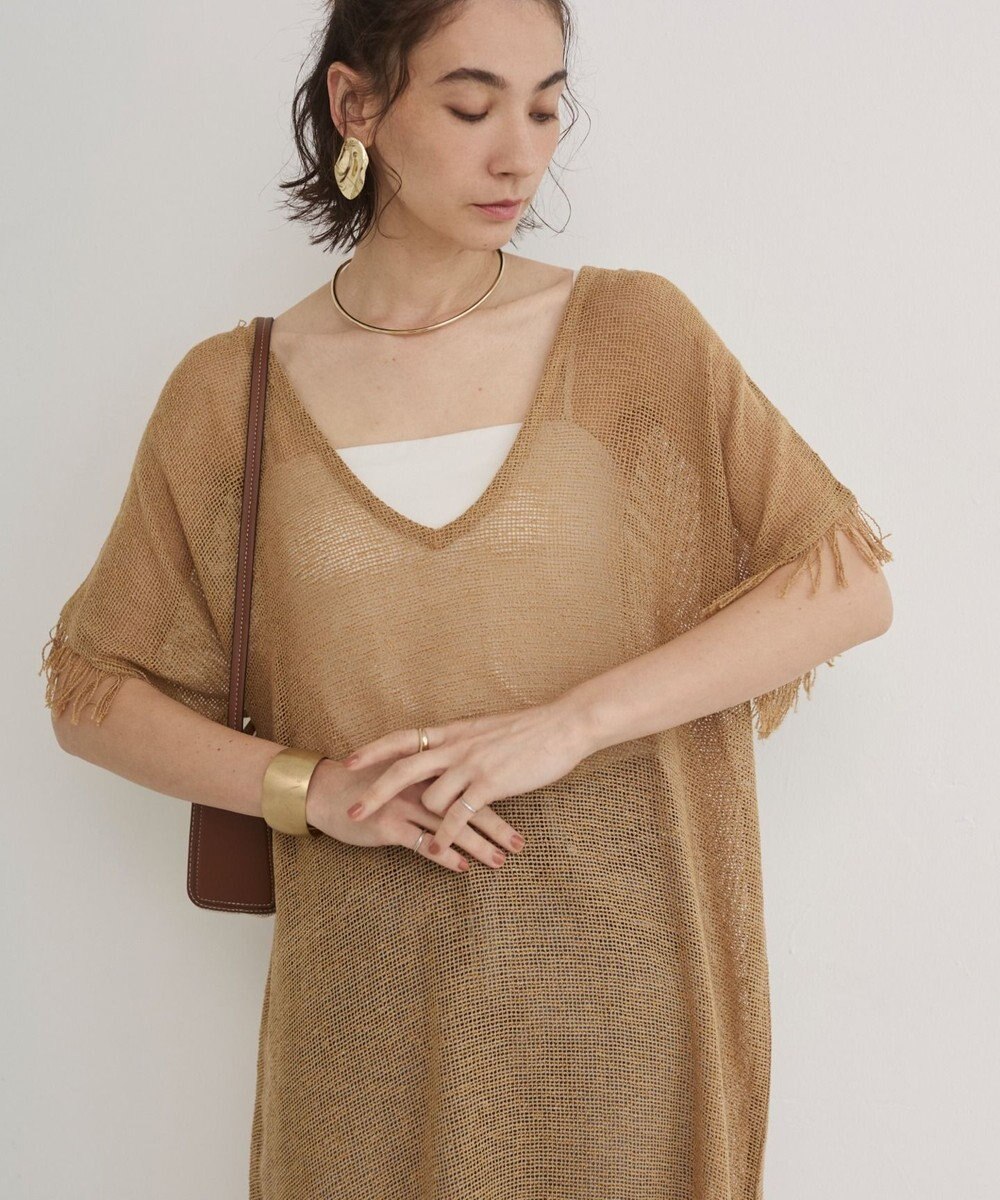 WEGO 【ANGIE VINTAGE】メッシュジレワンピース 