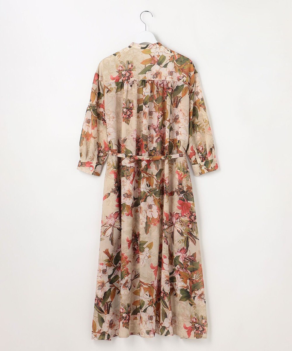 自由区 【SHIHOさん着用】ボタニカルプリント ワンピース 