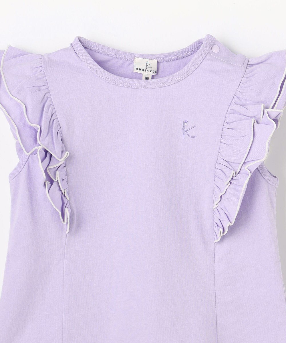 組曲 KIDS 【80-100㎝】 フルールフリルTシャツ 