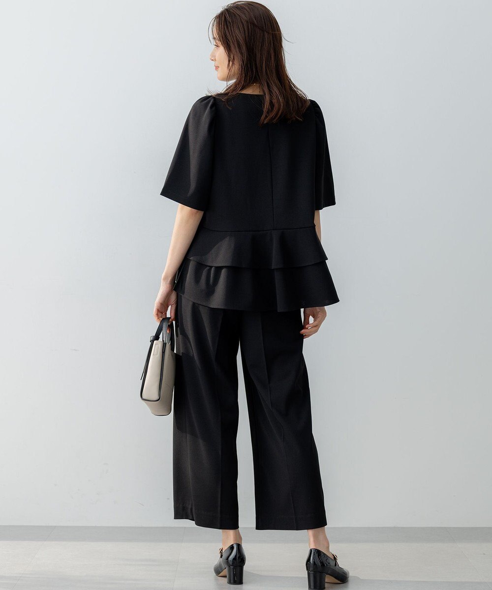 組曲 S ご好評につき追加生産【WEB限定】ジョーゼットジャージーティアード ブラウス 