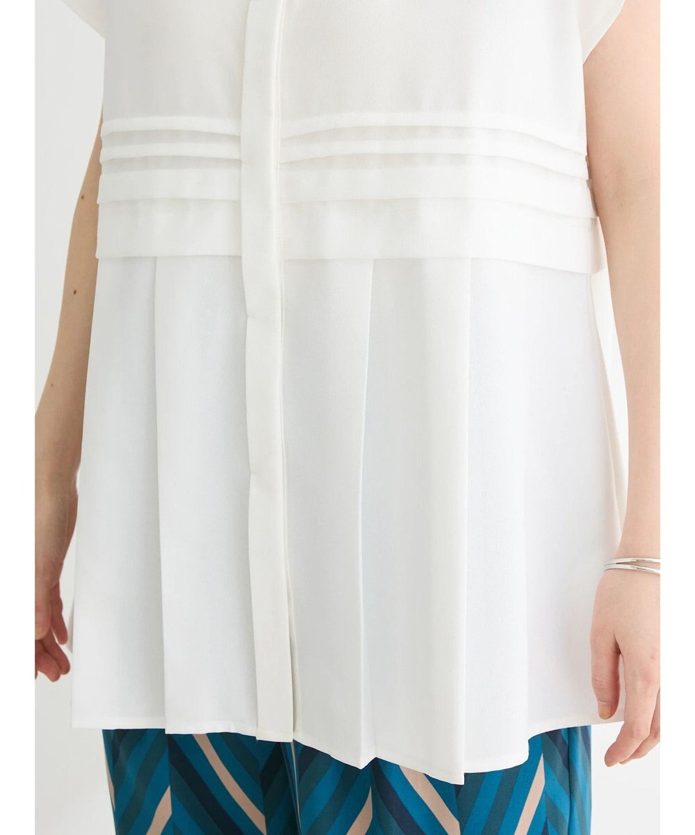 Green Parks プリーツヘムタックチュニック 