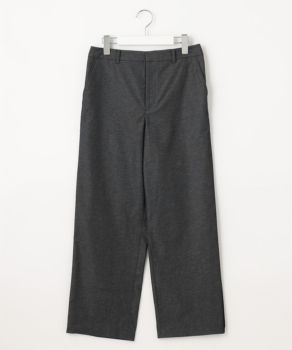 J.PRESS LADIES S 【洗える・吸水速乾・接触冷感】リネンツイル ストレート パンツ 