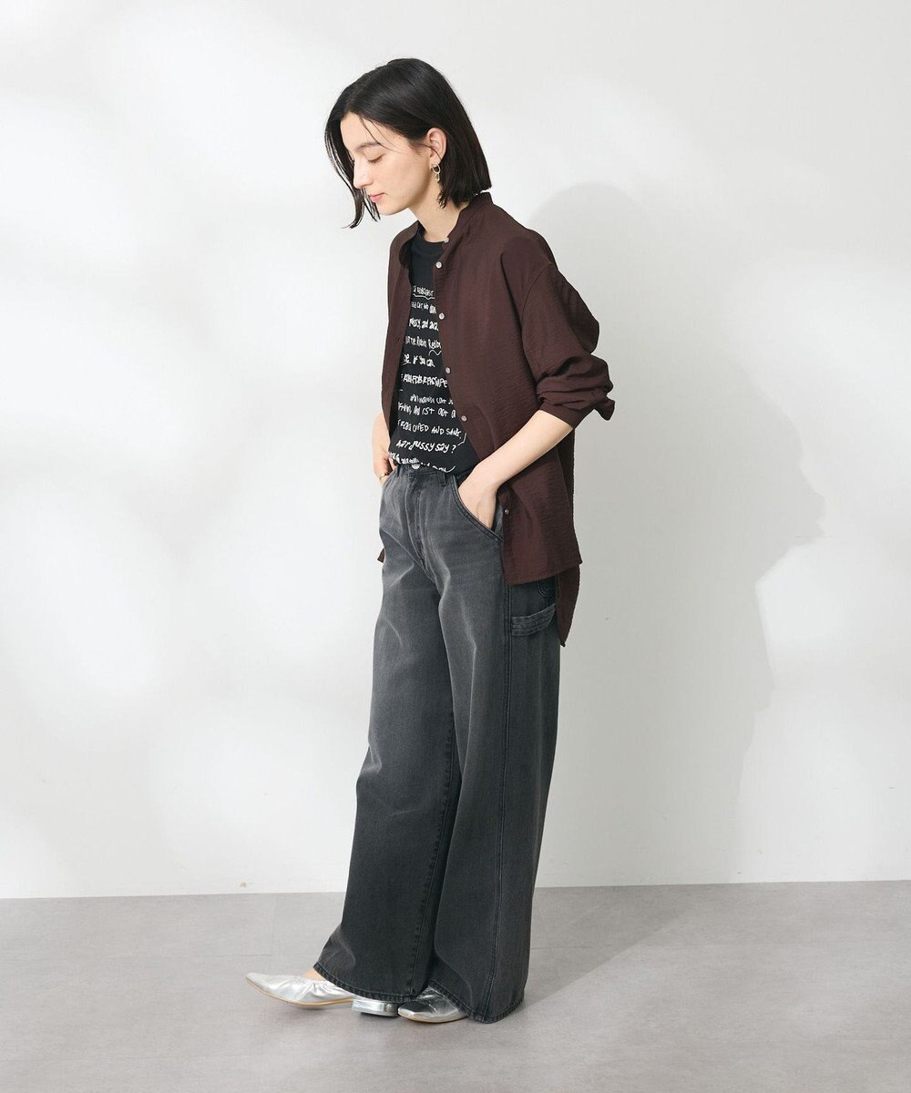 CRAFT STANDARD BOUTIQUE レーヨントロミサイドリボンチュニック 