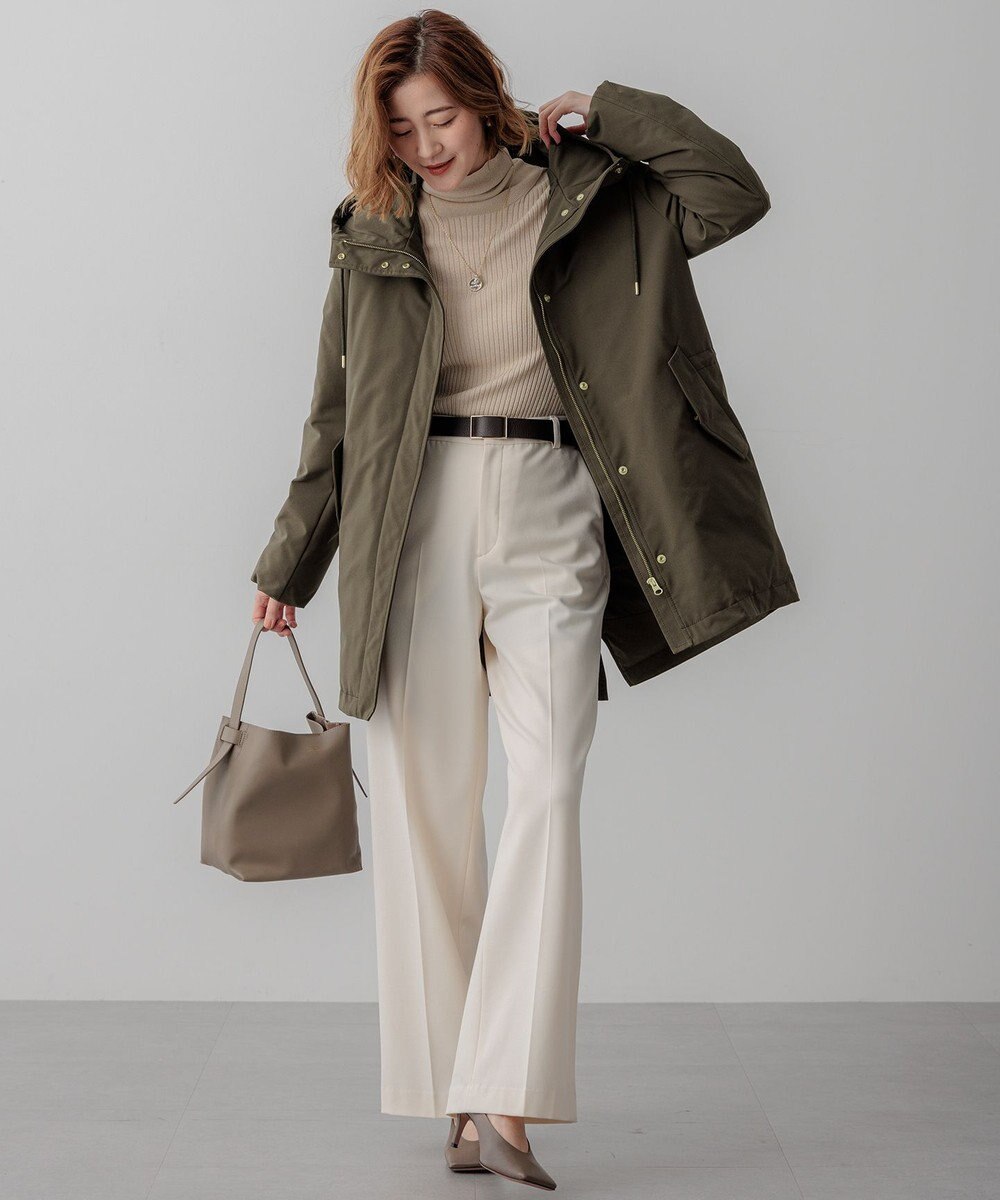 23区 【洗える】ウォームストレッチ ワイドパンツ 